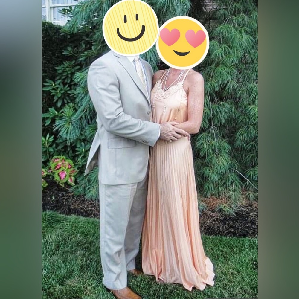 Vintage Peach Dress